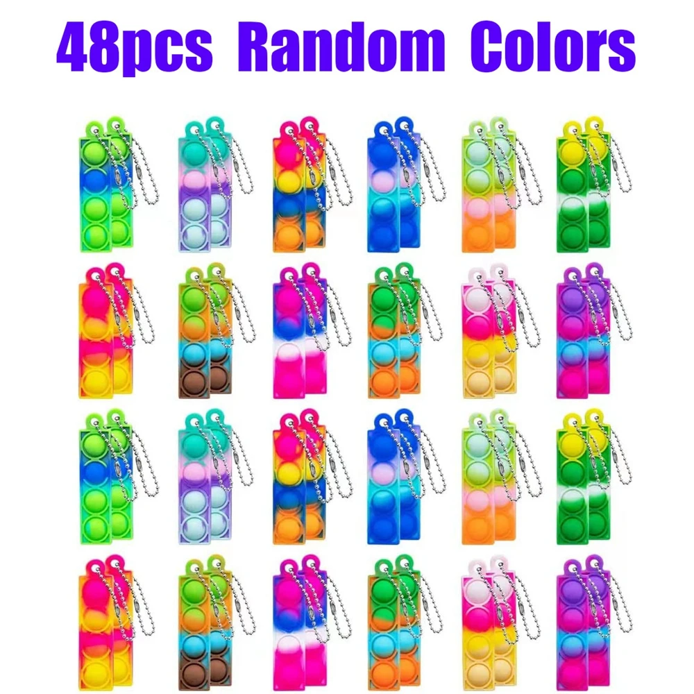 1cps/5pcs/12Pcs Mini Push Bubble Fidget Toys Pack Keychain Wrap Bulk Toy Relieve Anxiety Stress for Kids Adult Party Favor
1cps/5pcs/12Pcs Mini Push Bubble Fidget Toys Pack Keychain Wrap Bulk Toy Relieve Anxiety Stress for Kids Adult Party Favor