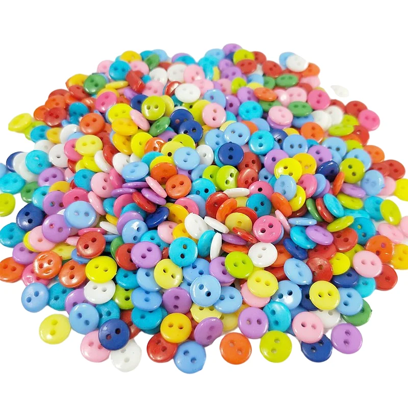 100PCS Mix Color 8.5MM Nylon Buttons 2 Holes DIY Scrapbooking Kid's Garment Dolls Sewing Accessories Buttons For Crafts
100PCS Mix Color 8.5MM Nylon Buttons 2 Holes DIY Scrapbooking Kid's Garment Dolls Sewing Accessories Buttons For Crafts