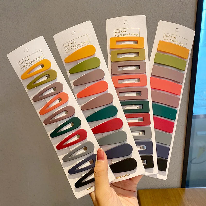 Fashion Frosted Solid Color Hair Clips For Women Hair Accessories Simple Geometric Square Oval Acrylic Hairpins Girls Headwear
Fashion Frosted Solid Color Hair Clips For Women Hair Accessories Simple Geometric Square Oval Acrylic Hairpins Girls Headwear