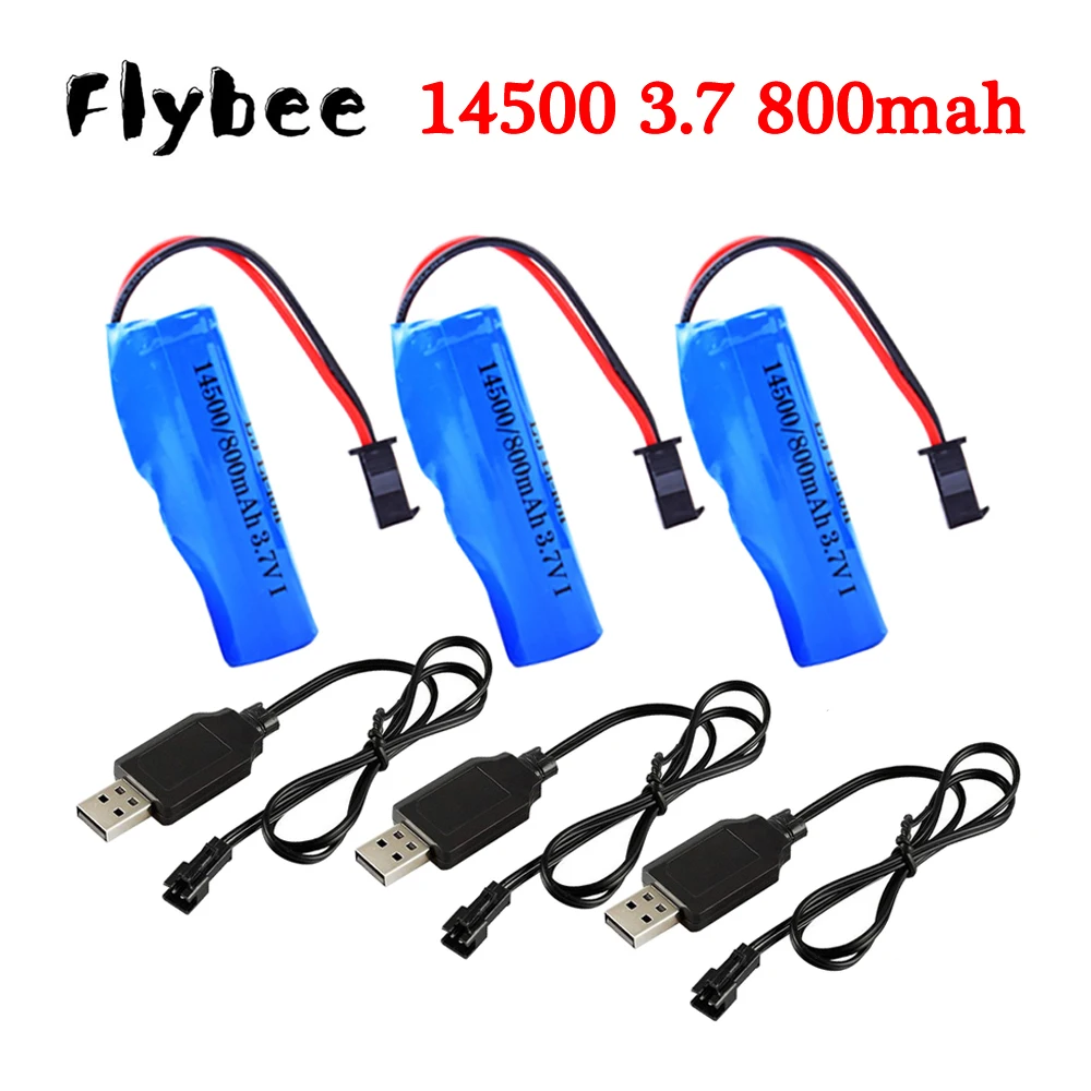Для JJRC C2 D828 Запчасти для радиоуправляемых автомобилей 14500 SM-2P 3 7 в 800 мАч