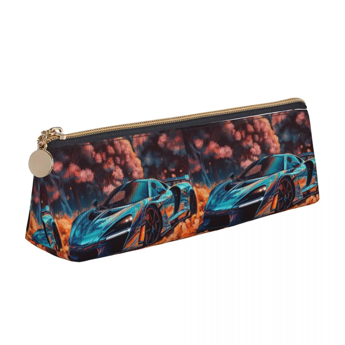 Fantastic Sports Car Triangle Pencil Case Neon Colorful Painting Stationery Print Pencil Box Teenager Vintage Leather Pen Bags 
Fantastic Sports Car Triangle Pencil Case Neon Colorful Painting Stationery Print Pencil Box Teenager Vintage Leather Pen Bags