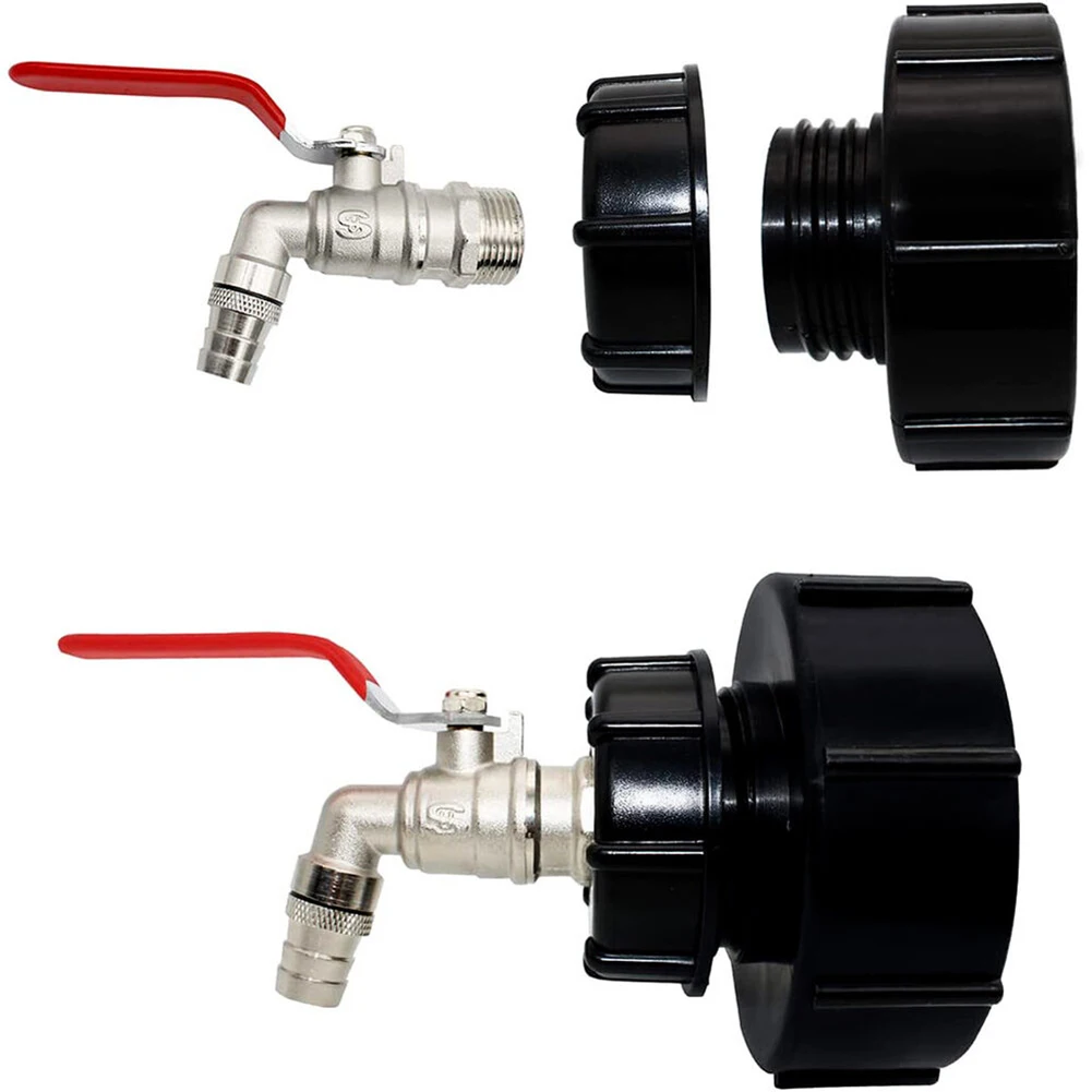 IBC Adapter Ton Bucket Faucet Brass Faucet Coarse IBC Bucket Joint Rainwater Tank 1000 Lchemical Bucket Faucet
IBC Adapter Ton Bucket Faucet Brass Faucet Coarse IBC Bucket Joint Rainwater Tank 1000 Lchemical Bucket Faucet