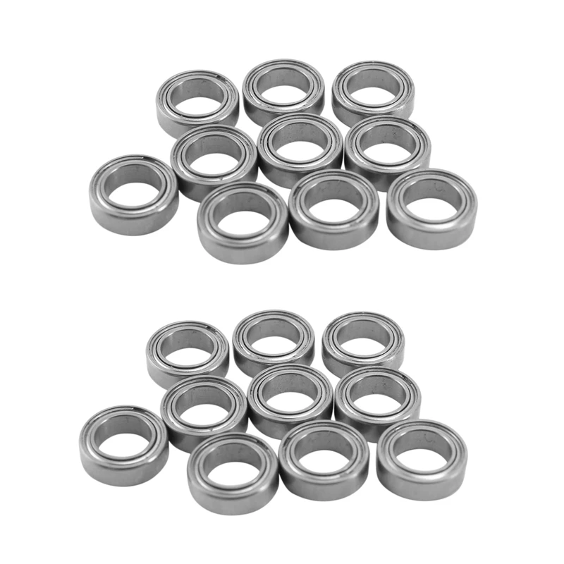 20Pcs Miniature Sealed Metal Shielded Metric Radial Ball Bearing Model: MR85-ZZ 5X8X2.5Mm
20Pcs Miniature Sealed Metal Shielded Metric Radial Ball Bearing Model: MR85-ZZ 5X8X2.5Mm