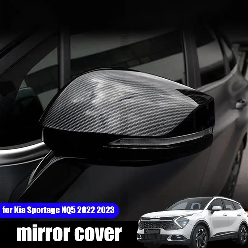 for Kia Sportage NQ5 2022 2023 rearview mirror guard ABS carbon fiber pattern cover trim cover side mirror cover 
for Kia Sportage NQ5 2022 2023 rearview mirror guard ABS carbon fiber pattern cover trim cover side mirror cover