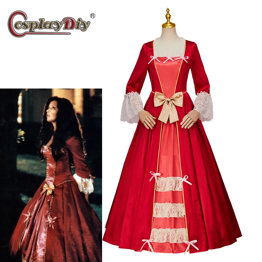 Cosplaydiy костюм вампира Красное платье бальное платье Баффи Анна Саммерс ТВ Баффи рассекающий вампира Сезон 2 Косплей костюмы на Хэллоуин
Cosplaydiy костюм вампира Красное платье бальное платье Баффи Анна Саммерс ТВ Баффи рассекающий вампира Сезон 2 Косплей костюмы на Хэллоуин
