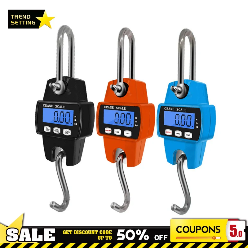 Portable 300kg/0.1kg Electronic Digital Display Scale Industrial Hanging Scale Heavy Duty Hanging Hook Scales Tool
Portable 300kg/0.1kg Electronic Digital Display Scale Industrial Hanging Scale Heavy Duty Hanging Hook Scales Tool
