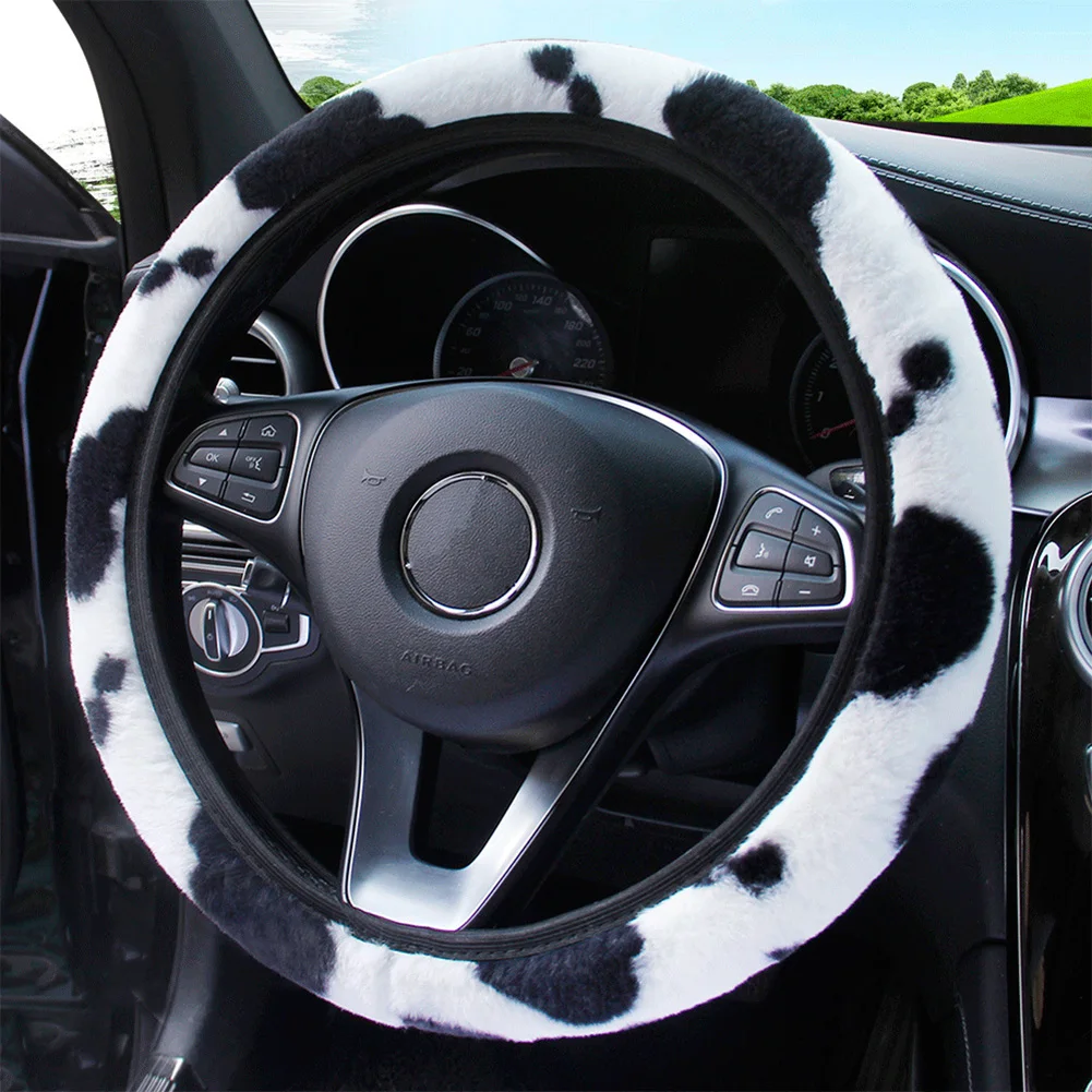 Handbrake Cover Steering Wheel Cover Car Accessories *Comfortable Cotton+Polyster Milk Cow Print Non-slip Soft
Handbrake Cover Steering Wheel Cover Car Accessories *Comfortable Cotton+Polyster Milk Cow Print Non-slip Soft