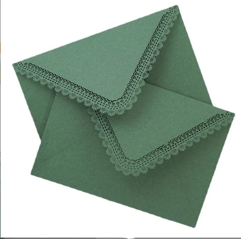 50pcs Vintage Hollow Lace Envelopes For DIY Card Storage Wedding Invitation Gift Packing Paper Envelope
50pcs Vintage Hollow Lace Envelopes For DIY Card Storage Wedding Invitation Gift Packing Paper Envelope