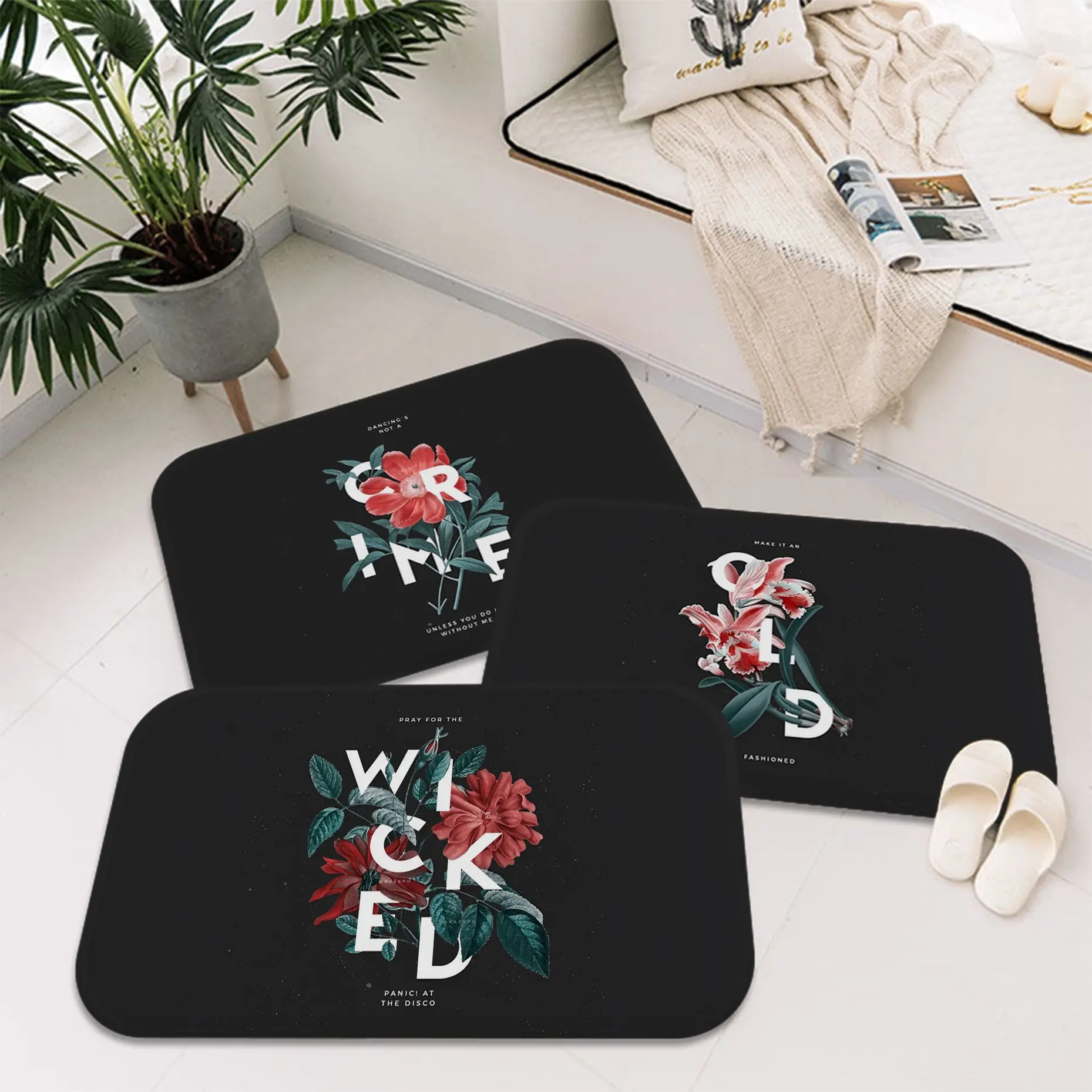Vintage Flower Noble Kitchen Mat Anti-slip Absorb Water Long Strip Cushion Bedroon Mat Toilet Rug
Vintage Flower Noble Kitchen Mat Anti-slip Absorb Water Long Strip Cushion Bedroon Mat Toilet Rug