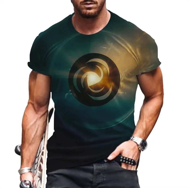 Short Sleeve Summer Fashion Pattern Men's 3D Style Print T-Shirts Loose Casual Oversized Tops Male Round-Neck Streetwear T-Shirt
Short Sleeve Summer Fashion Pattern Men's 3D Style Print T-Shirts Loose Casual Oversized Tops Male Round-Neck Streetwear T-Shirt