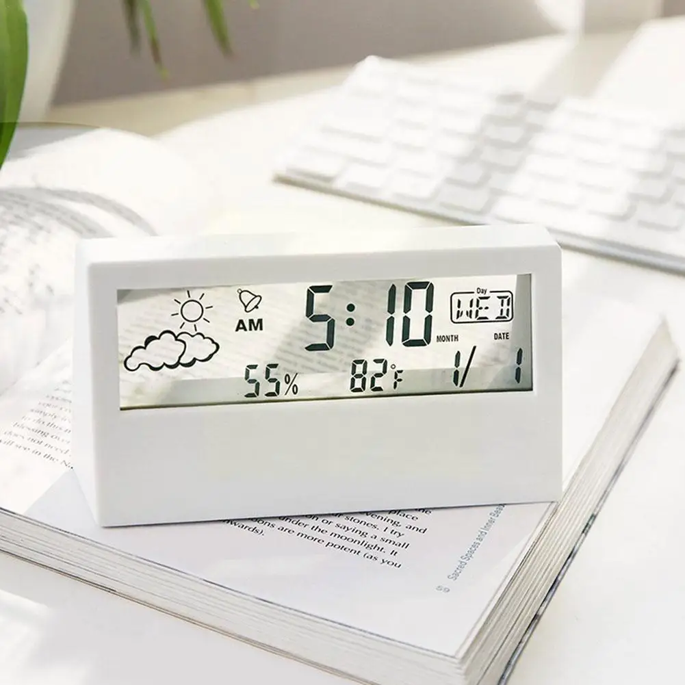 Simple Multifunctional Lcd Electronic Alarm Clock Digital Humidity Transparent Clock Desk Display Meter Temperature Weather L9p1
Simple Multifunctional Lcd Electronic Alarm Clock Digital Humidity Transparent Clock Desk Display Meter Temperature Weather L9p1