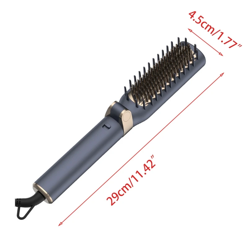

Electric Comb Straightener Curler Negative Iron Hair Curling Beard Irons Straightening Combs Drop Shipping