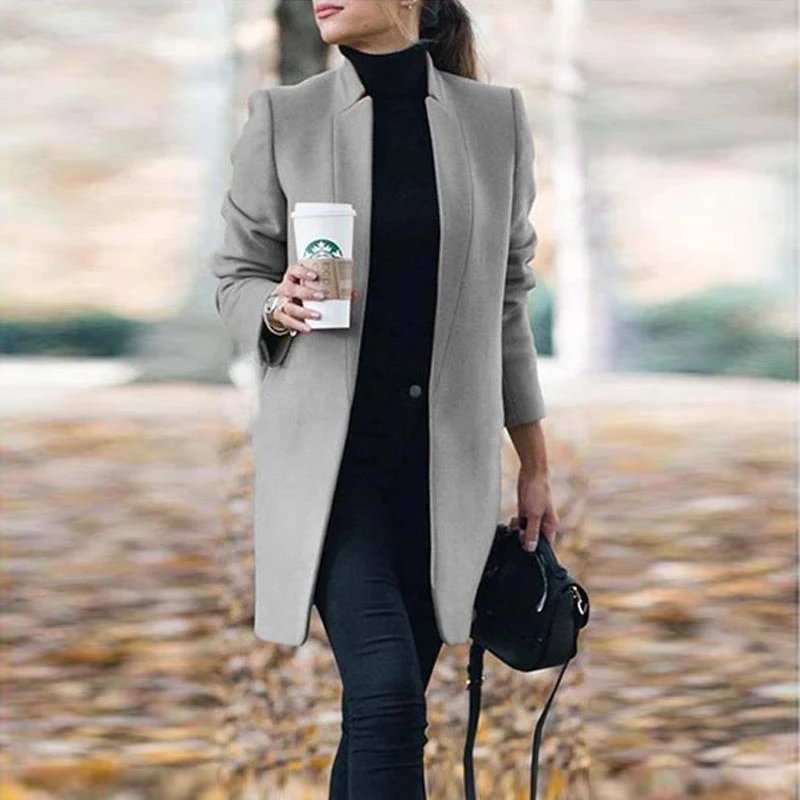 Jacket Winter Women Elegant Basic Warm Coat For Women Classic Coat Fashion Wool Coat Stylish Loose Tops Female Coats Woman
Jacket Winter Women Elegant Basic Warm Coat For Women Classic Coat Fashion Wool Coat Stylish Loose Tops Female Coats Woman