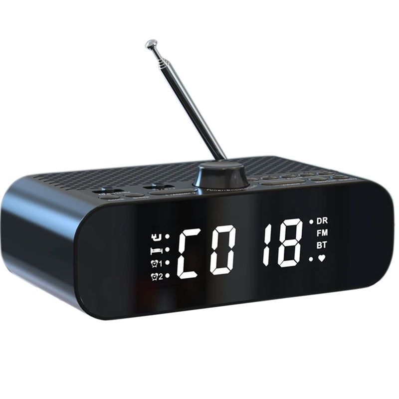 Digital Alarm Clock DAB/FM Radio, Support Bluetooth Connection, with Bass Diaphragm, LED High-Definition Display
Digital Alarm Clock DAB/FM Radio, Support Bluetooth Connection, with Bass Diaphragm, LED High-Definition Display