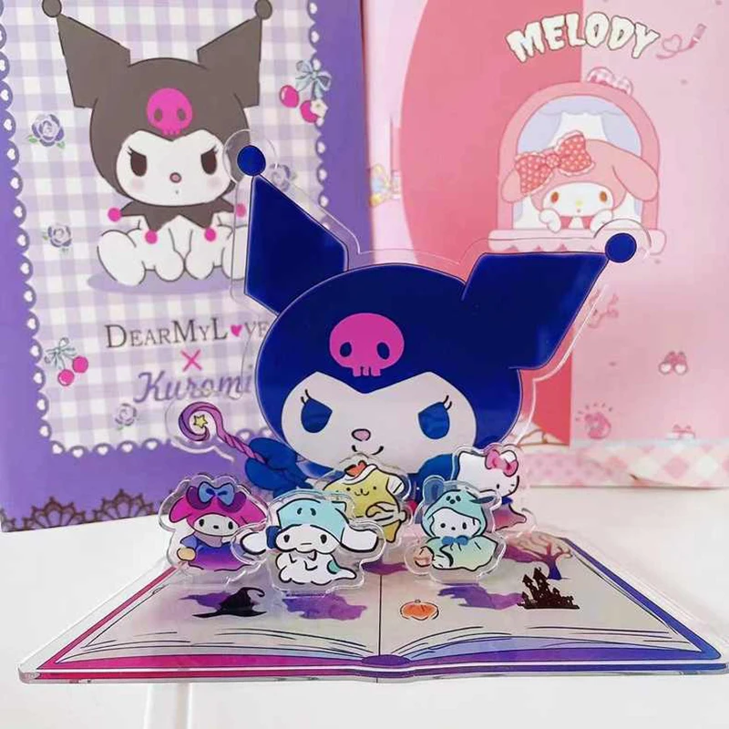 Фигурки героев аниме Kuromi, Мультяшные милые игрушки Sanrio, Мультяшные кавайные игрушки, темная Волшебная подставка из акрилового материала ...
Фигурки героев аниме Kuromi, Мультяшные милые игрушки Sanrio, Мультяшные кавайные игрушки, темная Волшебная подставка из акрилового материала ...
