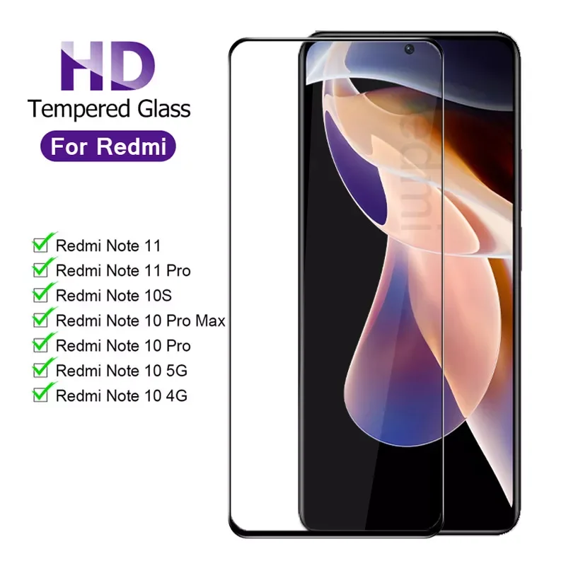 9H Full Tempered Glass For Xiaomi Redmi Note 11 10 Pro Max 11 pro+ Screen Protector Redmi Note 11 Pro 10S Protective Glass Cover
9H Full Tempered Glass For Xiaomi Redmi Note 11 10 Pro Max 11 pro+ Screen Protector Redmi Note 11 Pro 10S Protective Glass Cover