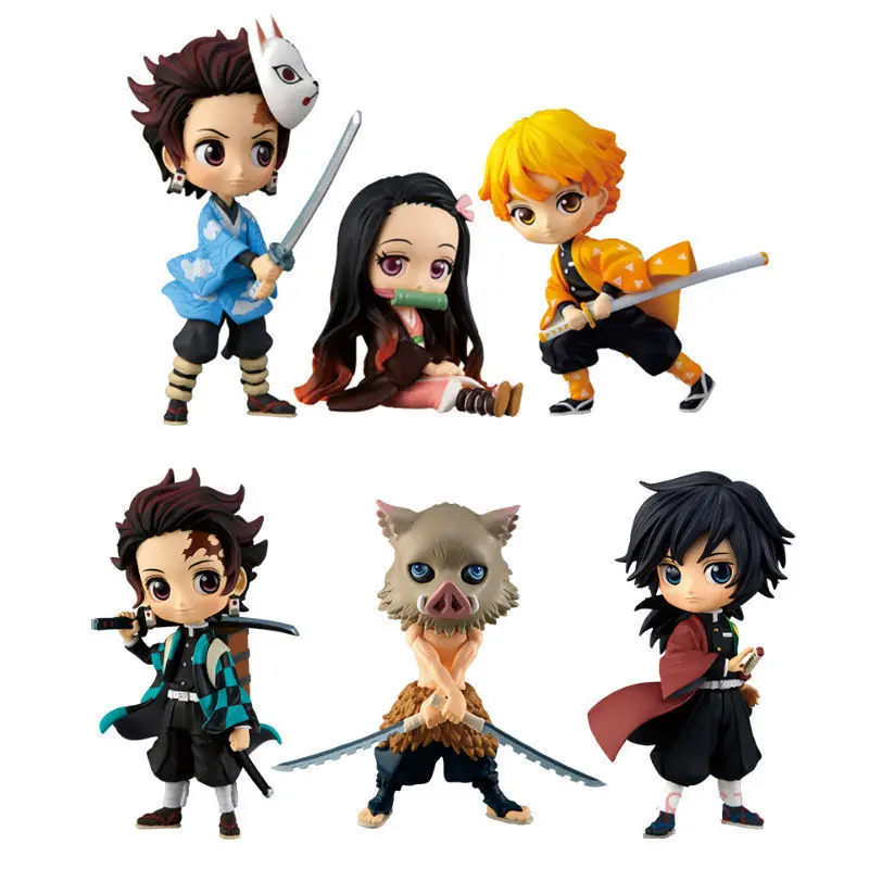 3pcs/set Demon Slayer Kimetsu No Yaiba Figure Q Ver. Giyuu Inosuke Tanjirou Nezuko Zenitsu Figurine Anime Action Figure 10cm Toy
3pcs/set Demon Slayer Kimetsu No Yaiba Figure Q Ver. Giyuu Inosuke Tanjirou Nezuko Zenitsu Figurine Anime Action Figure 10cm Toy