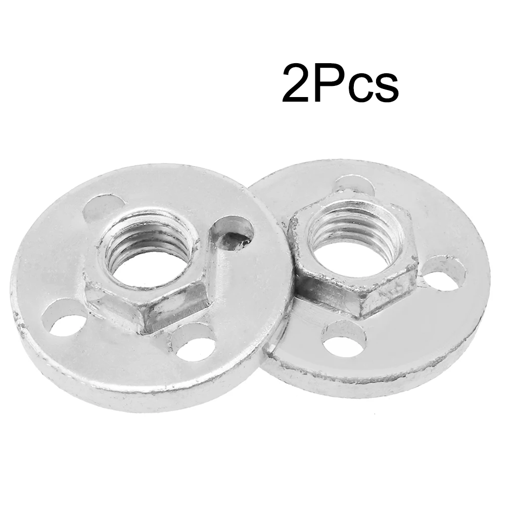 

2pcs Angle Grinder Pressure Plate Cover Hexagon Nut For Type 100 Angle Grinder For Open-end Wrenches Power Tool Accessories