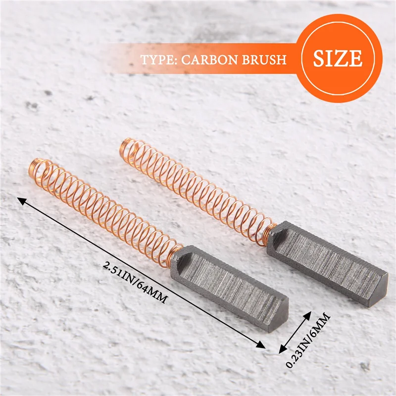 W10380496 Stand Mixer Carbon Motor Brush for Whirlpool & KitchenAid Mixers Motor Brush New AP5178083,PS3495098,6 Pack
W10380496 Stand Mixer Carbon Motor Brush for Whirlpool & KitchenAid Mixers Motor Brush New AP5178083,PS3495098,6 Pack