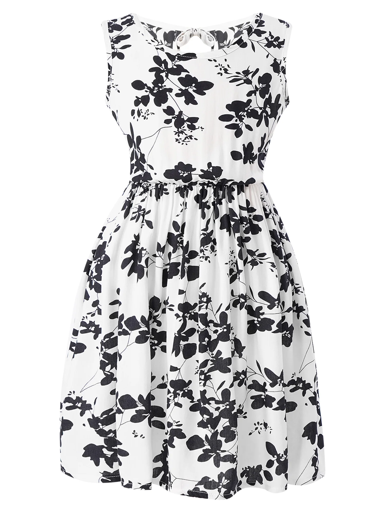 Summer 2023 New Kids Girls Boho Floral Print Sundress Sleeveless Elastic Waist A-Line Dress Casual Dresses for Tropical Travel
Summer 2023 New Kids Girls Boho Floral Print Sundress Sleeveless Elastic Waist A-Line Dress Casual Dresses for Tropical Travel