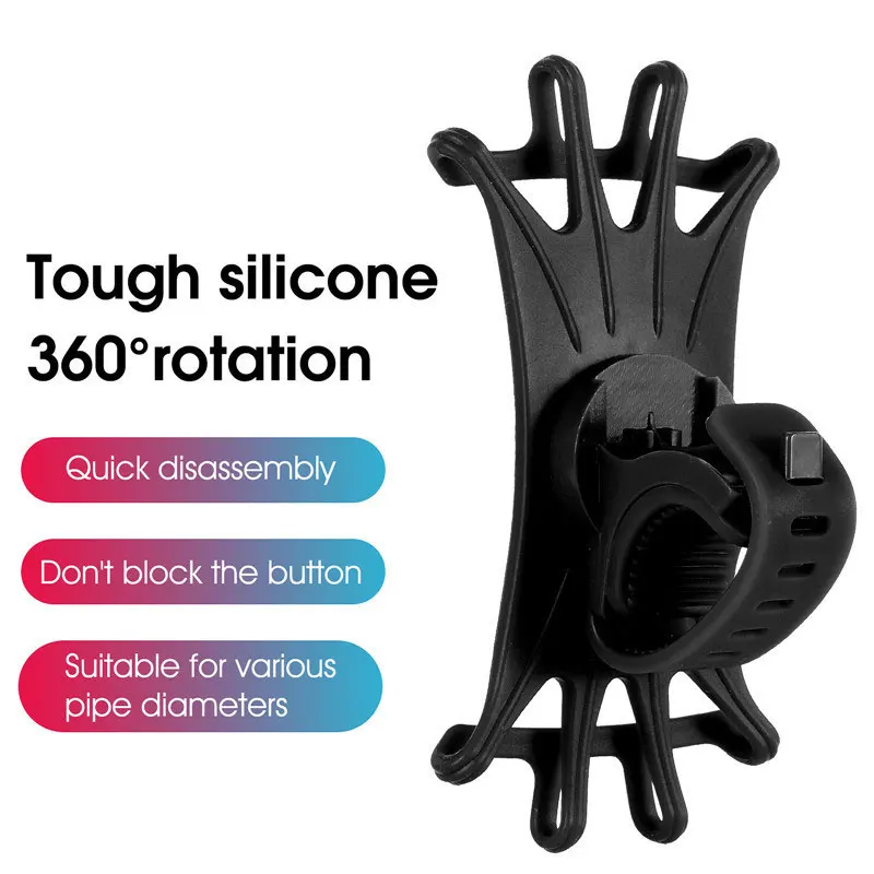 Mobile Phone Holder Bike Multifunctional Bicycle Mount 360 Rotatable Silicone Electric Scooter Phone Holder Bicycle Accessories
Mobile Phone Holder Bike Multifunctional Bicycle Mount 360 Rotatable Silicone Electric Scooter Phone Holder Bicycle Accessories