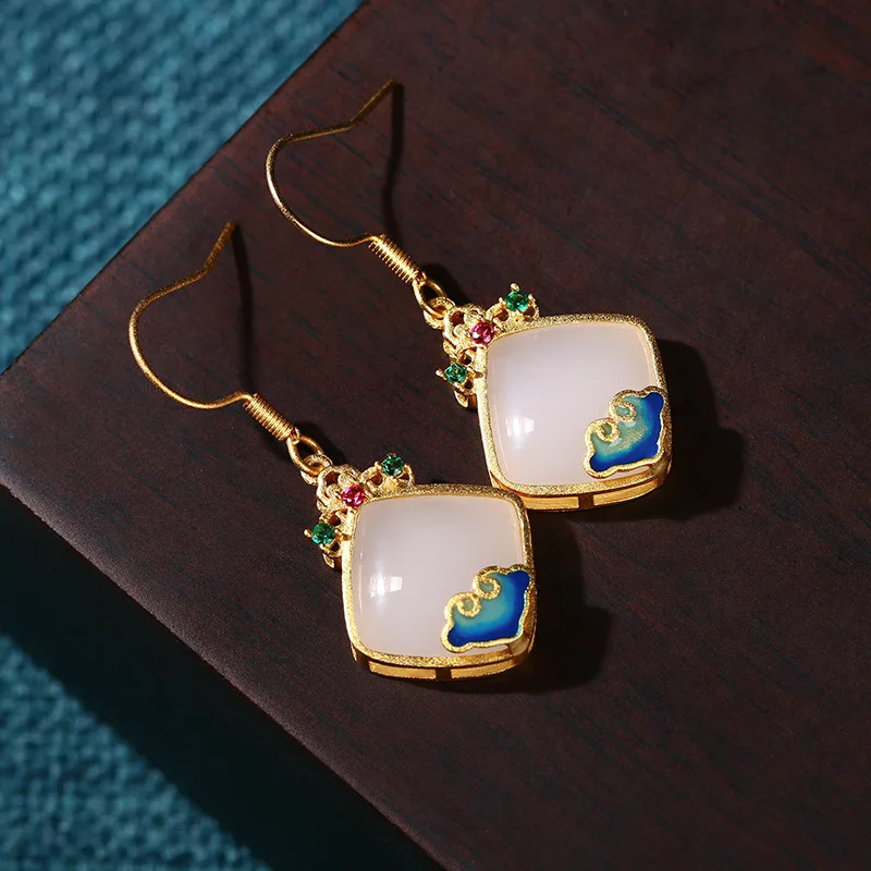 Vintage Classical Elegant Square Lucky Cloud Dangle Earring for Women Palace Water Drop Statement Jewelry Pendientes Wholesale
Vintage Classical Elegant Square Lucky Cloud Dangle Earring for Women Palace Water Drop Statement Jewelry Pendientes Wholesale