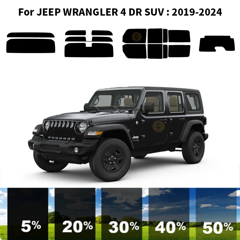 Precut nanoceramics car UV Window Tint Kit Automotive Window Film For JEEP WRANGLER 4 DR SUV 2019-2024
Precut nanoceramics car UV Window Tint Kit Automotive Window Film For JEEP WRANGLER 4 DR SUV 2019-2024