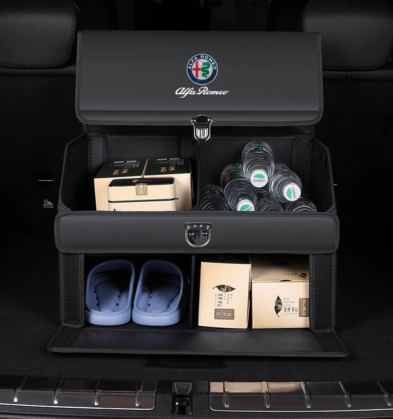 Car Leather Trunk Organizer Box Multiuse Storage Box Stowing Tidying Foldable For Alfa Romeo 159 147 156 166 Giulietta Giulia Mi
Car Leather Trunk Organizer Box Multiuse Storage Box Stowing Tidying Foldable For Alfa Romeo 159 147 156 166 Giulietta Giulia Mi