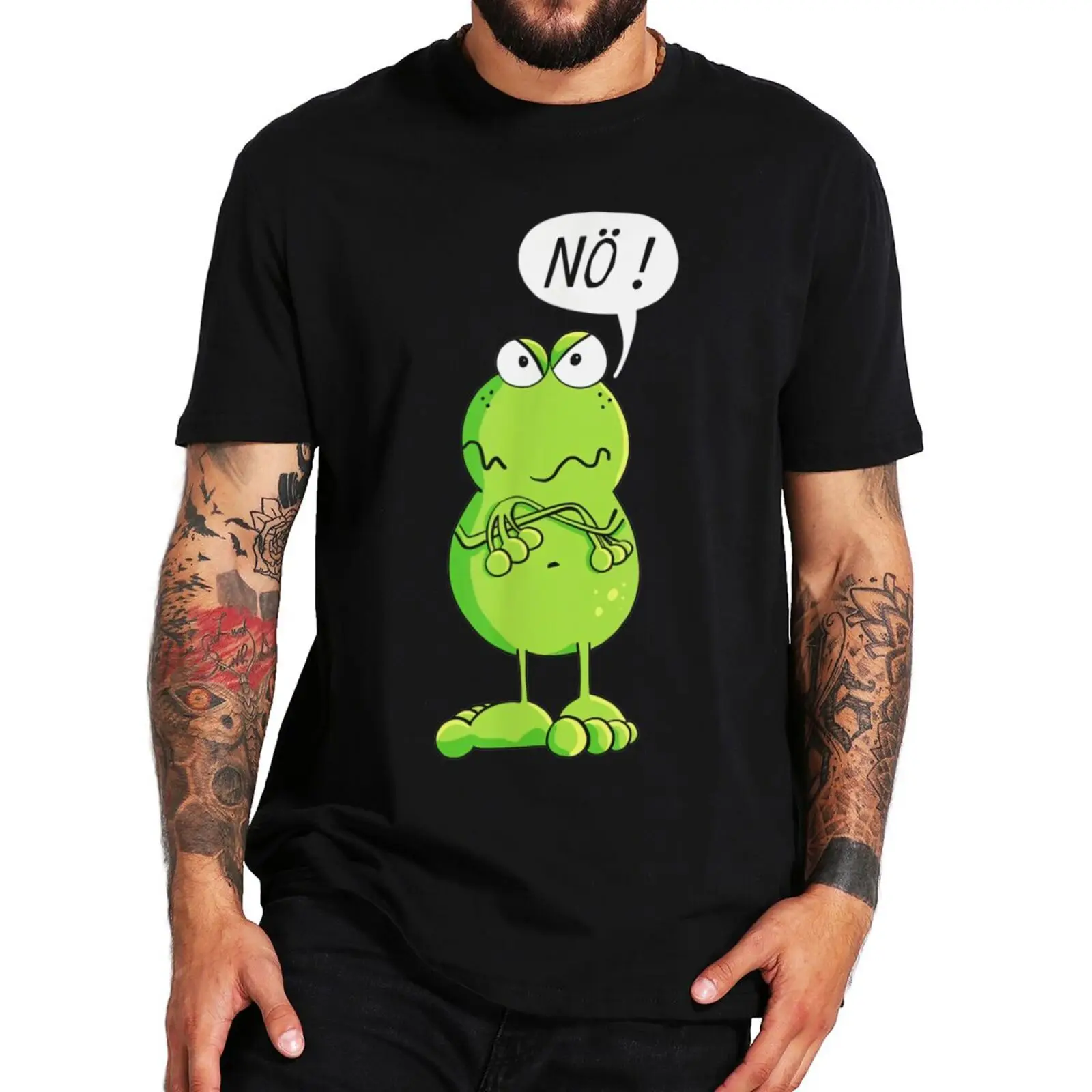 Statement Frog Nope Funny Design T-Shirt With Animal Frog Graphic Anime Essential Tee Tops Kawaii 100% Cotton EU Size
Statement Frog Nope Funny Design T-Shirt With Animal Frog Graphic Anime Essential Tee Tops Kawaii 100% Cotton EU Size