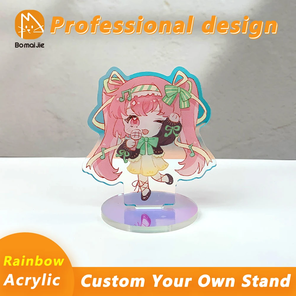 Custom Rainbow Acrylic Stand Personalized Anime Cartoon Character standing Transparent double sided Printing Photo Standees
Custom Rainbow Acrylic Stand Personalized Anime Cartoon Character standing Transparent double sided Printing Photo Standees