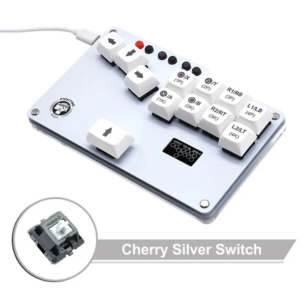 For Fighting Arcade Game Keyboard Pocket Mini HitBox Mechanical Switches Keys Support For PC Xinput PS3 DInput Switch Turbo
For Fighting Arcade Game Keyboard Pocket Mini HitBox Mechanical Switches Keys Support For PC Xinput PS3 DInput Switch Turbo