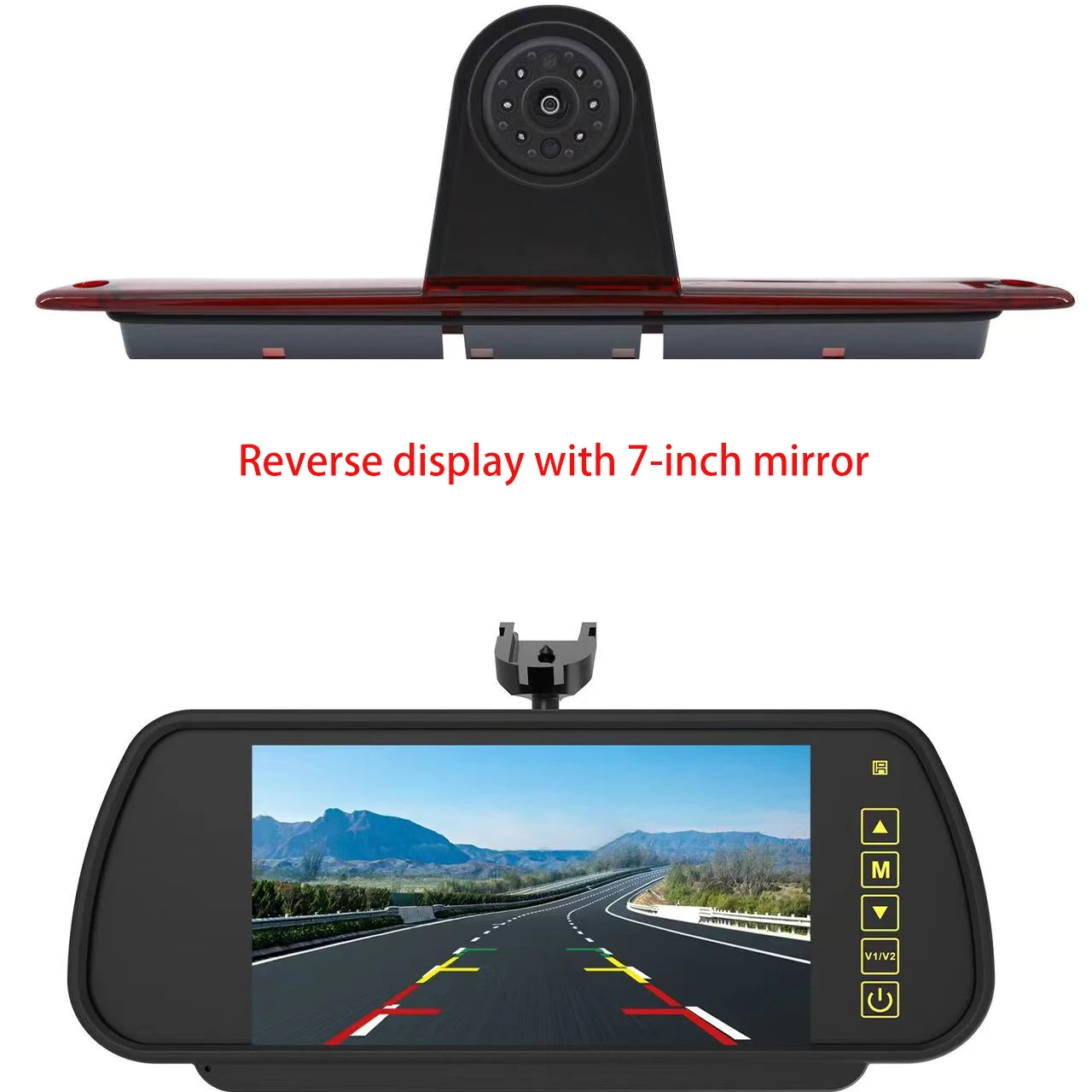 Комплект камеры заднего вида стоп-сигнала, камера третьего стоп-сигнала для Mercedes Spinner Ben Sprinter/Volkswagen Craftsman, 7-дюймовый зеркальный монитор
Комплект камеры заднего вида стоп-сигнала, камера третьего стоп-сигнала для Mercedes Spinner Ben Sprinter/Volkswagen Craftsman, 7-дюймовый зеркальный монитор