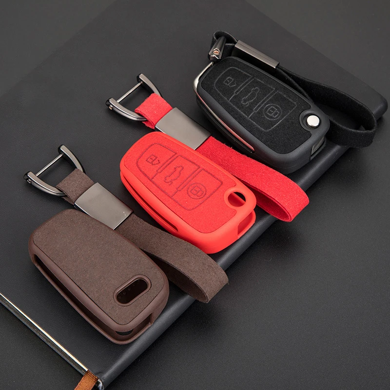 For Audi Q3 A1 A3 A4 A5 Q7 A6 C5 C6 TPU Leather Car Remote Key Case Cover Key Shell Auto Protector Brown Keychain Accessories
For Audi Q3 A1 A3 A4 A5 Q7 A6 C5 C6 TPU Leather Car Remote Key Case Cover Key Shell Auto Protector Brown Keychain Accessories