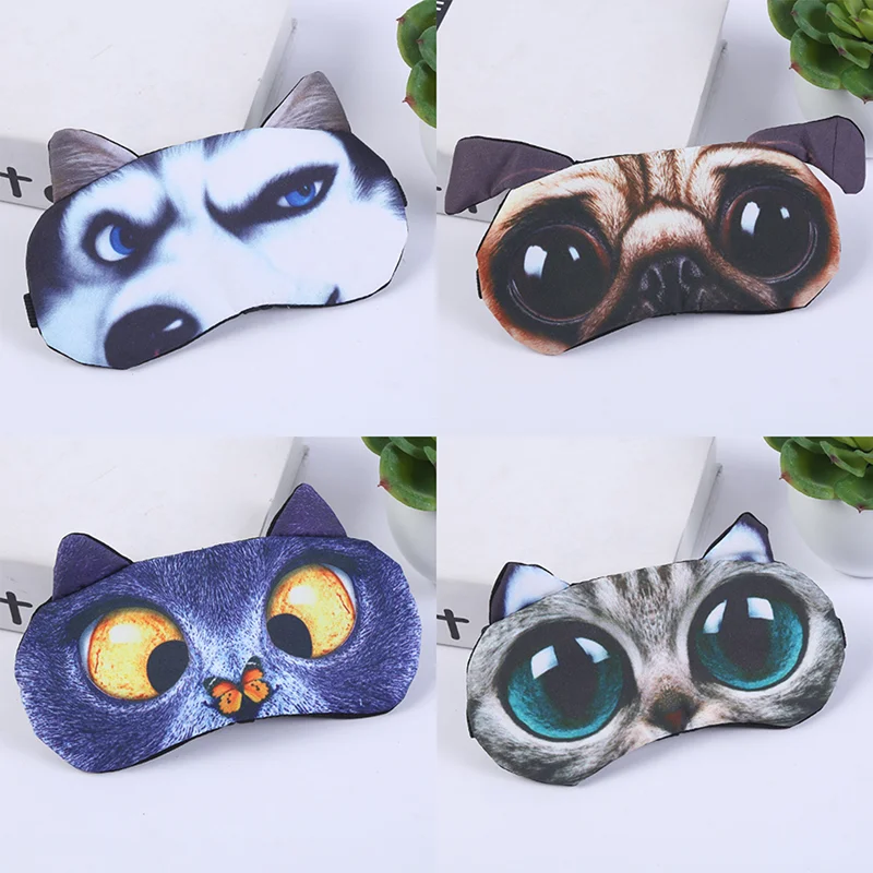 Eye Mask Eyeshade Cover Shade Natural Sleeping Eye Patch Cute Cat Dog Sleep Mask Women Men Soft Blindfold Travel Eyepatch
Eye Mask Eyeshade Cover Shade Natural Sleeping Eye Patch Cute Cat Dog Sleep Mask Women Men Soft Blindfold Travel Eyepatch