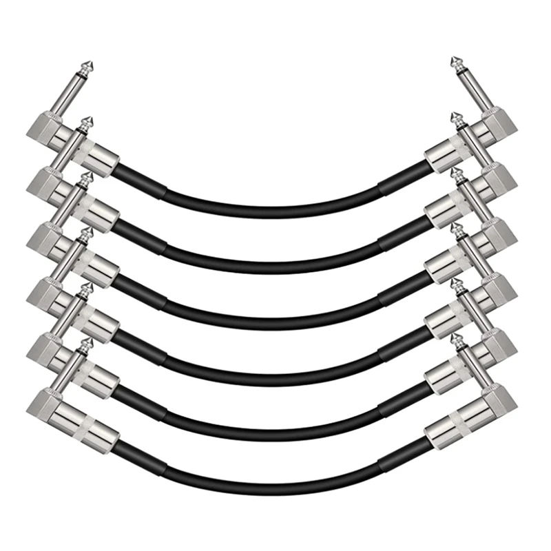 6 Inch Noise-Free Guitar Cord,1/4 Inch Guitar Pedal Cables, Instrument Effects Pedal Patch Cables For Guitar/Bass Pedal
6 Inch Noise-Free Guitar Cord,1/4 Inch Guitar Pedal Cables, Instrument Effects Pedal Patch Cables For Guitar/Bass Pedal
