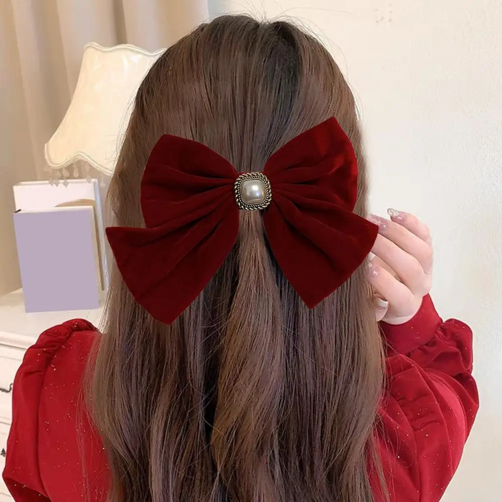 Women Hairpin Elegant Portable Solid Color Temperament Women Barrette Headdress New Year Hair Barrette New Year Hair Barrette
Women Hairpin Elegant Portable Solid Color Temperament Women Barrette Headdress New Year Hair Barrette New Year Hair Barrette