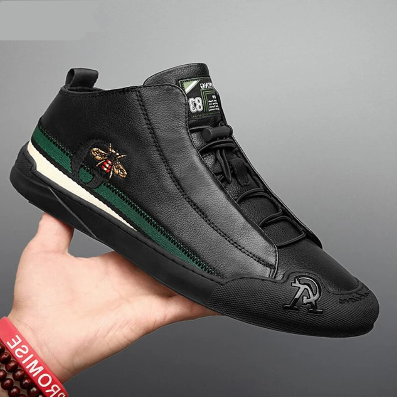 2022 New Leisure Luxury Designer Black Men's Shoes Lefu Shoes Men's High Top Luxury Brand Shoes Beauty Accessories Casual Shoes
2022 New Leisure Luxury Designer Black Men's Shoes Lefu Shoes Men's High Top Luxury Brand Shoes Beauty Accessories Casual Shoes
