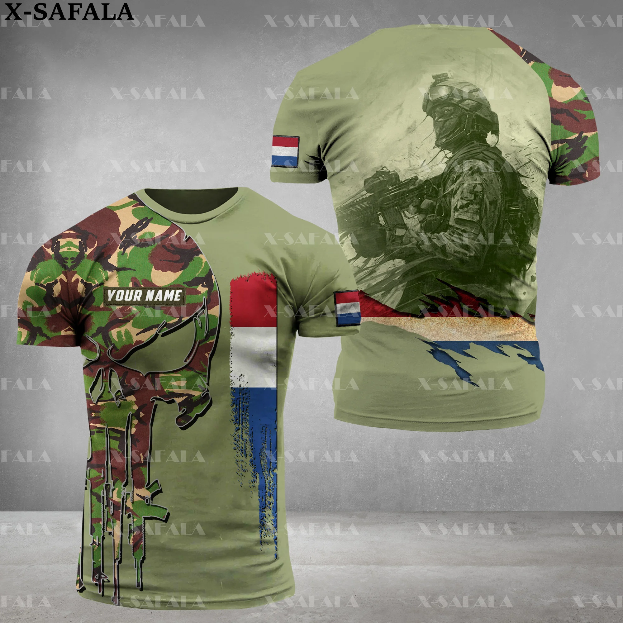 Netherlands Soldier-ARMY-VETERAN Country Flag 3D Printed High Quality T-shirt Summer Round Neck Men Female Casual Top-3
Netherlands Soldier-ARMY-VETERAN Country Flag 3D Printed High Quality T-shirt Summer Round Neck Men Female Casual Top-3