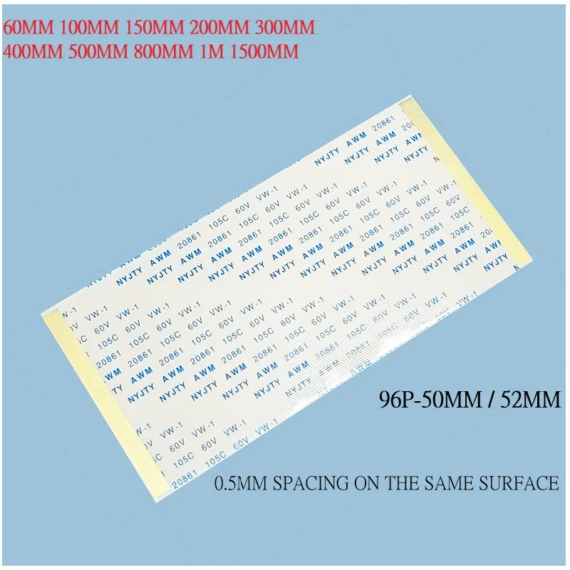 96PIN FFC подходит для LG, Samsung, Qimei, Au, BOE и других серий проводки логической платы 96p, расстояние 0,5 мм, можно выбрать
96PIN FFC подходит для LG, Samsung, Qimei, Au, BOE и других серий проводки логической платы 96p, расстояние 0,5 мм, можно выбрать