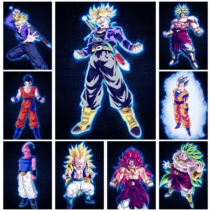 HD Pinted Dragon Ball Posters Dragon Ball Canvas Super Saiyan Wall Artwork Painting Majin Buu Modular Picture Home Room Decor
HD Pinted Dragon Ball Posters Dragon Ball Canvas Super Saiyan Wall Artwork Painting Majin Buu Modular Picture Home Room Decor