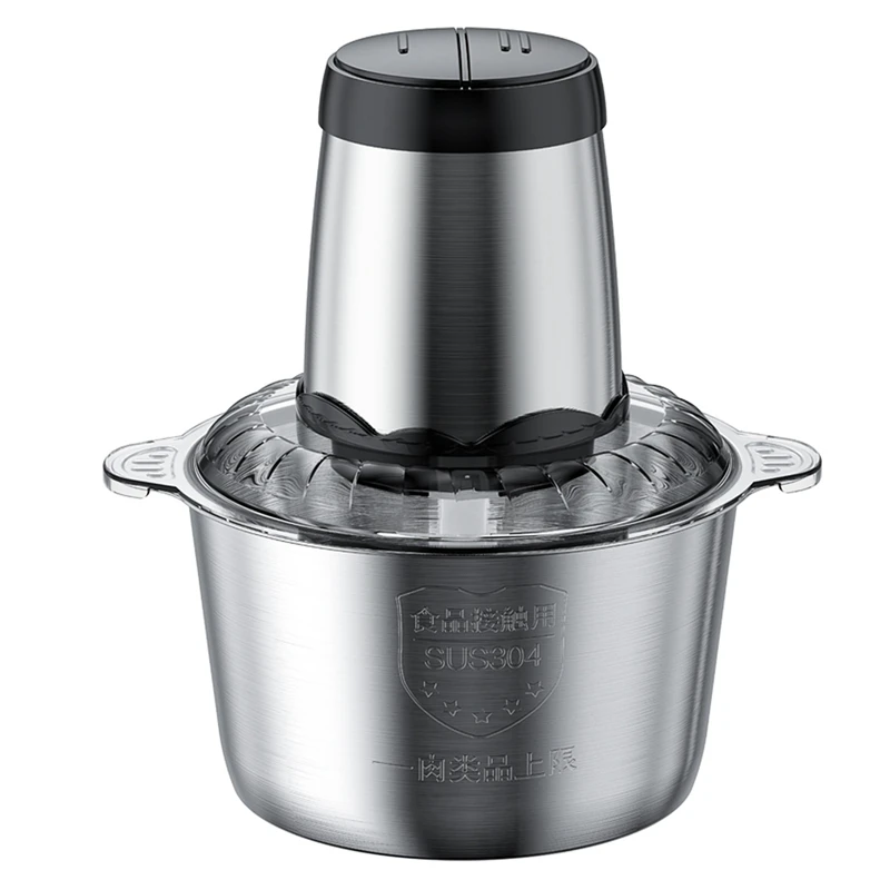 Electric Food Chopper 3L Stainless Steel Meat Grinder Food Processor Blender Machine Kitchen Appliances,EU Plug
Electric Food Chopper 3L Stainless Steel Meat Grinder Food Processor Blender Machine Kitchen Appliances,EU Plug