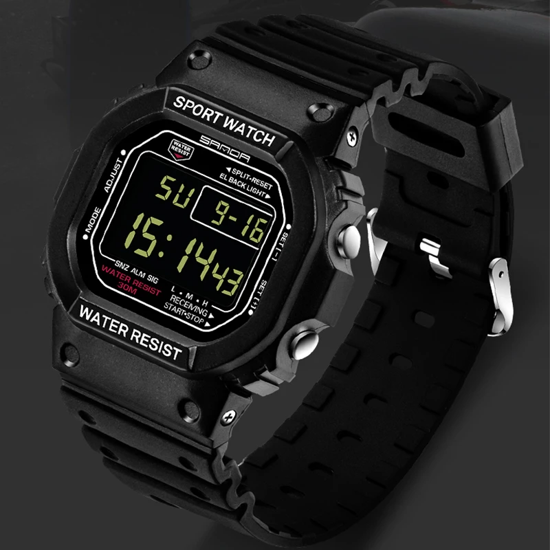 Fashion Sanda Top Brand Sports Watch Men And Women Couple Waterproof Military Vibration Analog Quartz Electronic
Fashion Sanda Top Brand Sports Watch Men And Women Couple Waterproof Military Vibration Analog Quartz Electronic