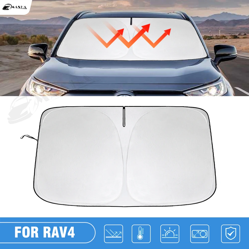 Car Windshield Sun Shade Covers For Toyota RAV4 2019-2021 2022 2023 Visors Auto Front Window Sunshade Parasol Coche Accessories
Car Windshield Sun Shade Covers For Toyota RAV4 2019-2021 2022 2023 Visors Auto Front Window Sunshade Parasol Coche Accessories