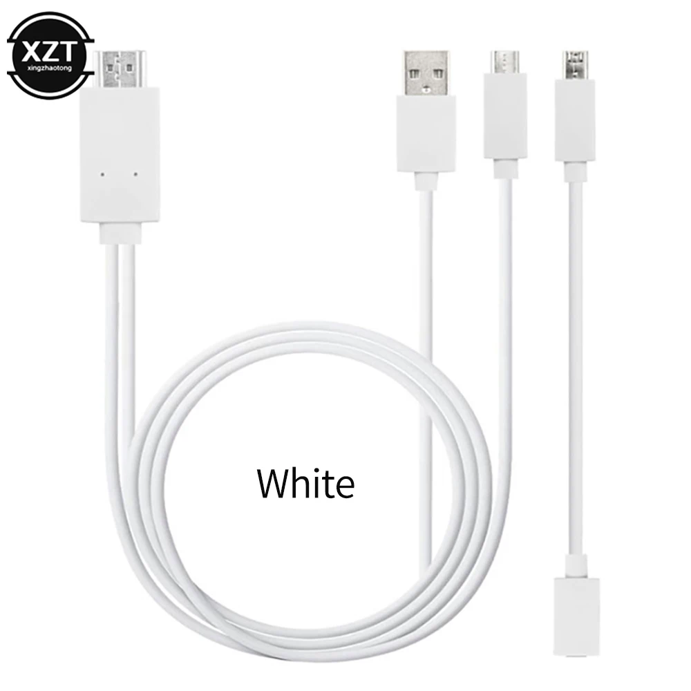 1 8 м Micro USB MHL к HDMI-совместимый кабель 5 Pin и 11 1080P HD TV Кабель-адаптер для SamSung HuaWei Xiaomi HTC