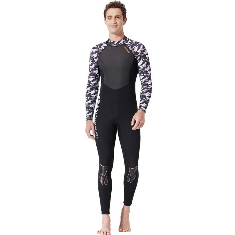 Neoprene 1.5mm Wetsuit One Piece Long Sleeve Scuba Diving Suits Back Zipper for Water Sports Men Women Kayaking Surfing
Neoprene 1.5mm Wetsuit One Piece Long Sleeve Scuba Diving Suits Back Zipper for Water Sports Men Women Kayaking Surfing