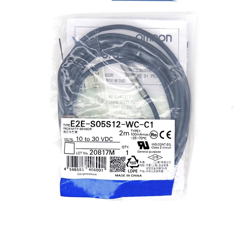 New Original In BOX E2E-S05S12-WC-C1 E2E S05S12 WC C1 {Warehouse stock} 1 Year Warranty Shipment within 24 hours
New Original In BOX E2E-S05S12-WC-C1 E2E S05S12 WC C1 {Warehouse stock} 1 Year Warranty Shipment within 24 hours