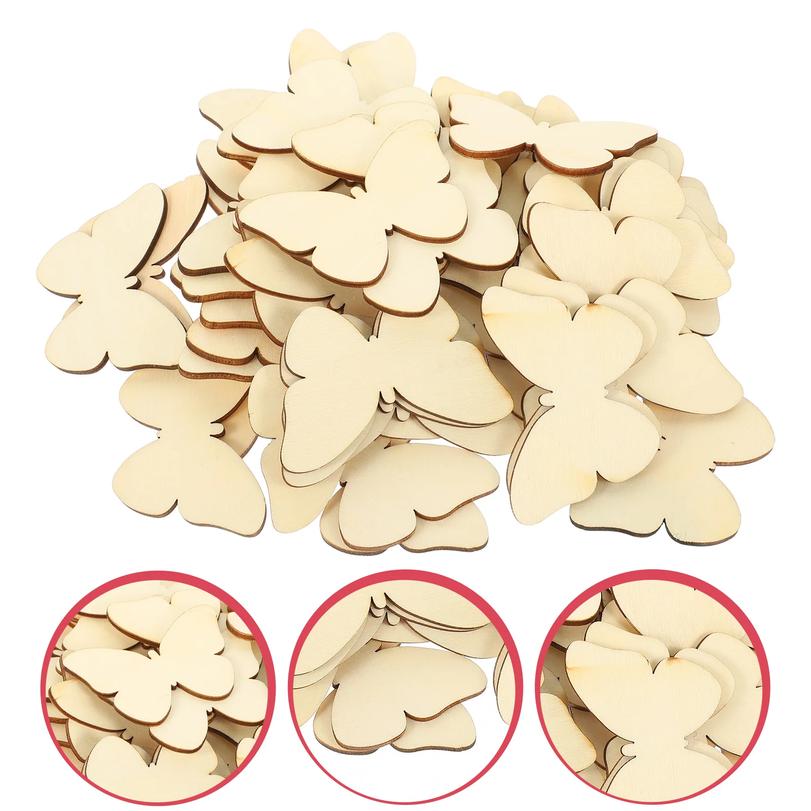 50pcs Wooden Ornaments Assorted Size Unfinished Wooden Slices for DIY Crafts 
50pcs Wooden Ornaments Assorted Size Unfinished Wooden Slices for DIY Crafts