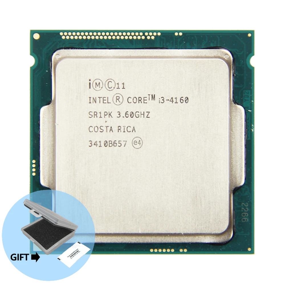 Intel Core i3 4160 Dual Core 3.60GHz Haswell CPU 5 GT/s 3MB SR1PK LGA1150 Processor
Intel Core i3 4160 Dual Core 3.60GHz Haswell CPU 5 GT/s 3MB SR1PK LGA1150 Processor