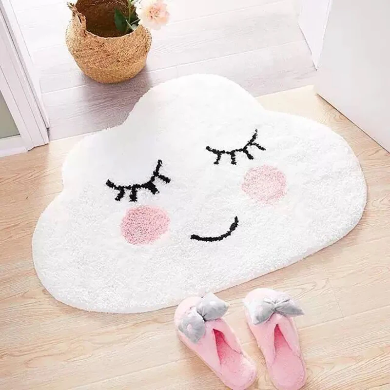 Cute White Cloud Bedside Carpet Imitation Cashmere Thickened Living Room Non-slip Mat Washable Creative Cloud Household Carpet
Cute White Cloud Bedside Carpet Imitation Cashmere Thickened Living Room Non-slip Mat Washable Creative Cloud Household Carpet