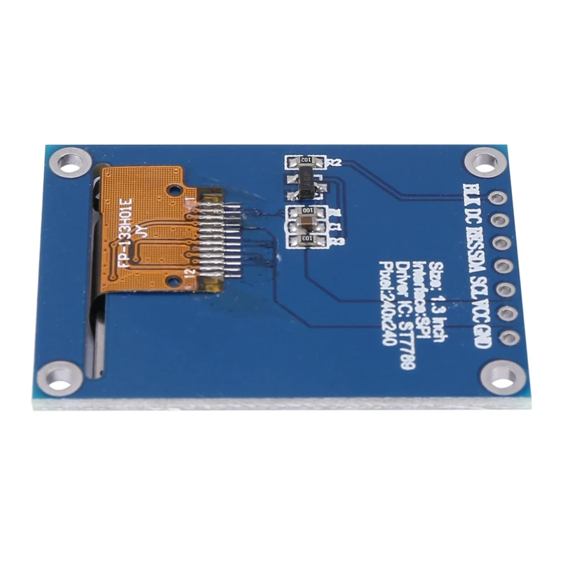 1,3 дюймовый Ips Hd Tft St7789 Привод Ic 240x240 Spi связи 3,3 В напряжение Spi интерфейс полноцветный Tft ЖК-дисплей
1,3 дюймовый Ips Hd Tft St7789 Привод Ic 240x240 Spi связи 3,3 В напряжение Spi интерфейс полноцветный Tft ЖК-дисплей